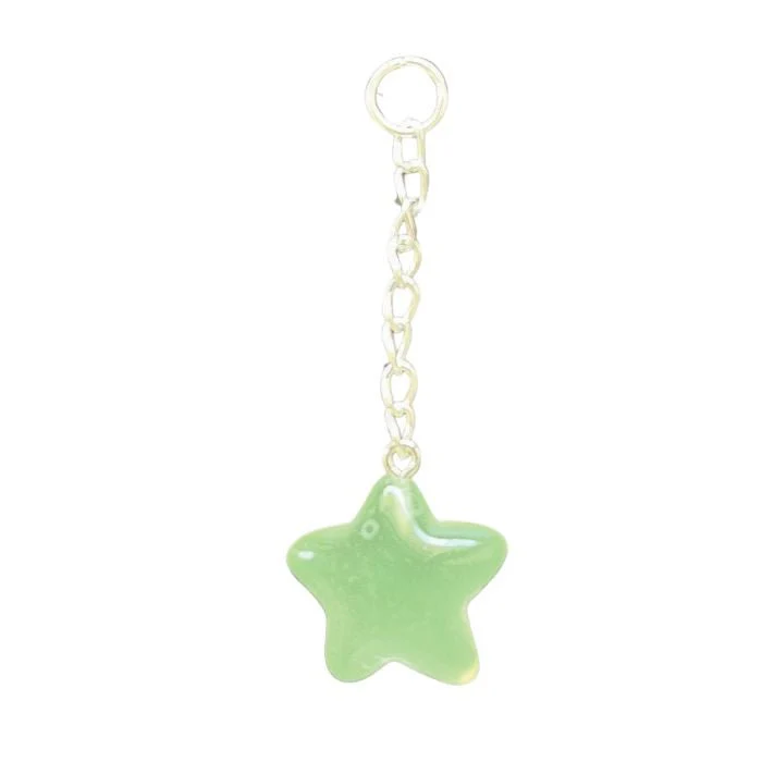 Glow-in-the-Dark Twinkle Star Chastity Cage Charm - Image 4